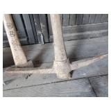 Solid Shovel, Pick Axe, and Axe