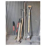 Axe, Sledge Hammer, Extendable Cutter, Rake, Scrapper