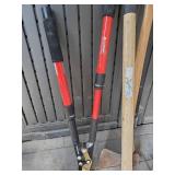 Axe, Sledge Hammer, Extendable Cutter, Rake, Scrapper