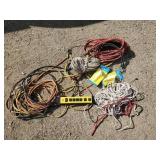 Lot of Extension Cords Rope power Strip and more