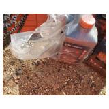 Two Husqvarna Gas powered Chain saws and Misc Accessories one works as it should the other is for Parts or Repair