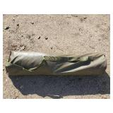 Military Camo screening Support System. Heavy with poles to create frame