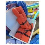 WHOA Look at all this Lake fun!!!!!   Floaties of all types Some Still New and Life Jackets with Much Much More