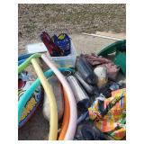 WHOA Look at all this Lake fun!!!!!   Floaties of all types Some Still New and Life Jackets with Much Much More