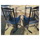 2 Beautiful quality Outdoor Rocking Chairs in Solid Condition