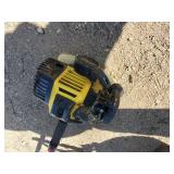 John Deere Push Lawnmower and Weed eater   Mower Works Weed Eater Needs work