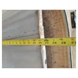 Large Galvanized Steel Water Trough/flower Garden Lawn Décor