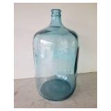 Vintage Large Glenwood Mpls. Mn Blue Glass Water Jug