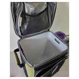 Rolling Coleman Cooler, Awesome Never used Weighted Comfort Blanket and Desk Lamp