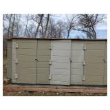 Large Garden Shed with Doors on all sides Must Move/Disassemble Yourself