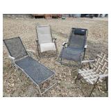 4 Lawn Chairs perfect for the Beach by the Campfire on the Deck or anywhere