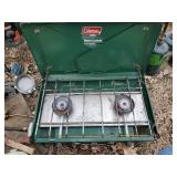 Camping Lot  Coleman Propane Campstove, Small Propane Tanks, Coleman Lantern and case and More