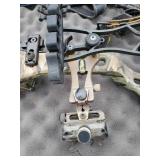 Outdoor Sport Lot with Apex Camo Bow With Case and Arrows With Two Targets Fishing Rods-Case-and More