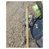 Outdoor Sport Lot with Apex Camo Bow With Case and Arrows With Two Targets Fishing Rods-Case-and More