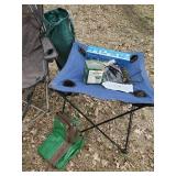 Camping Lot lightly used Folding Hammock, Camp Chairs, Lounger, Folding  Canvas Table and more