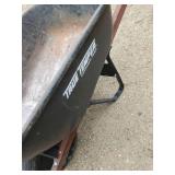 2 Wheel Barrows   One is Metal and in Good Condition other is Plastic and needs repair or for light use