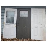 3 Doors  2 are Approx 36" X 80" the other is Approx 32" X 80"