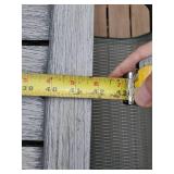 Patio/Deck Table with 4 Chairs and Umbrella Stand Umbrealla not included