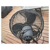 Holmes Outdoor Electric Fan Mister Hooks up to a Water hose