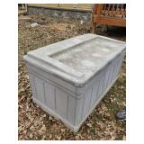 Heavy duty Plastic Deck Storage Container with Lots of Room