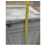 Heavy duty Plastic Deck Storage Container with Lots of Room