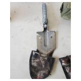 Authentic Military Items Folding Shovel, Flashlight Canteen and More