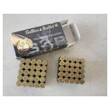 45 Auto Ammo, Targets, and Gun Clips with Some Ammo in them, and Gun Lock