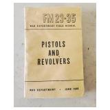 Real Deal War Dept Field Manuals, And Military Bayonet with Sheath