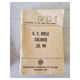 Real Deal War Dept Field Manuals, And Military Bayonet with Sheath