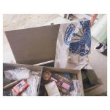 LARGE Military Lot, Military 2-tiered Wooden Box, Folding Cot with foam pad, Large Ammo Shell, Patches, And SO Much More