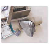 LARGE Military Lot, Military 2-tiered Wooden Box, Folding Cot with foam pad, Large Ammo Shell, Patches, And SO Much More