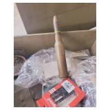 LARGE Military Lot, Military 2-tiered Wooden Box, Folding Cot with foam pad, Large Ammo Shell, Patches, And SO Much More