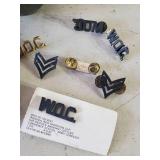 Authentic Military Lot with Hollowed out Grenades, Canteen, U.S. Locks and More