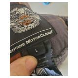 Harley Davidson Lot of Emblems,Large Sturgis Flag,  DoRags, Hankys, Stickers Sunglasses and So Much More