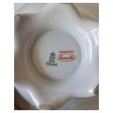 Beautiful Lot of Dishware Handmade Marcella Vibrant Red Dish, Liberty Blue Dishes one with Lid, Hand Painted made in Germany Phesant Dish and More