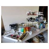 LARGE Lot of KitchenWare Almost Everything you could need, Measuring Cups, Anchor Hocking, Animal themed Heavy duty Corn no the Cob Sticks, Vintage Wood Handle Utinsels and More