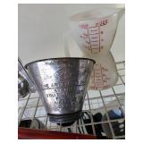 LARGE Lot of KitchenWare Almost Everything you could need, Measuring Cups, Anchor Hocking, Animal themed Heavy duty Corn no the Cob Sticks, Vintage Wood Handle Utinsels and More