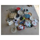 Whats That you Say? More Kitchen Accessories! Red Wing Drying Towels Queen Anne GlassBake, Muffin Tins, Pyrex, So So Much More