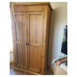 Large Wooden Armoire/Wardrobe in solid Condition