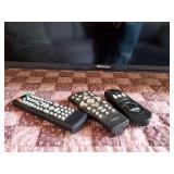 58" Hisene Roku TV with Visio Sound System, TV Stand, and DVD