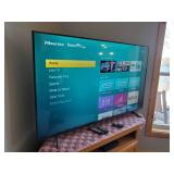 58" Hisene Roku TV with Visio Sound System, TV Stand, and DVD