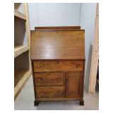 Antique Secretary Desk in Good condition with Keys