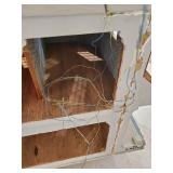 WHOA LOOK AT This Gorgeous LARGE Approx 45" T Doll House With Some Accessories unfinished but Wired for lighting This is Amazing