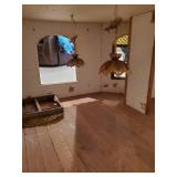 WHOA LOOK AT This Gorgeous LARGE Approx 45" T Doll House With Some Accessories unfinished but Wired for lighting This is Amazing