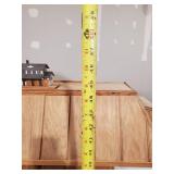 WHOA LOOK AT This Gorgeous LARGE Approx 45" T Doll House With Some Accessories unfinished but Wired for lighting This is Amazing