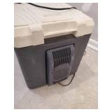 Coleman Electric Cooler with Cigarette lighter Plug and RCA Sterio