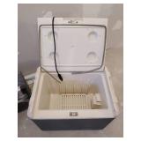 Coleman Electric Cooler with Cigarette lighter Plug and RCA Sterio