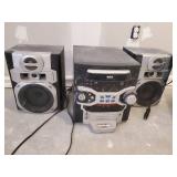 Coleman Electric Cooler with Cigarette lighter Plug and RCA Sterio