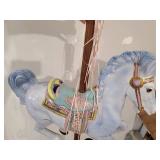 Gorgeous Ceramic Carrosol Horse With Great Color and shine