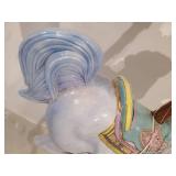 Gorgeous Ceramic Carrosol Horse With Great Color and shine